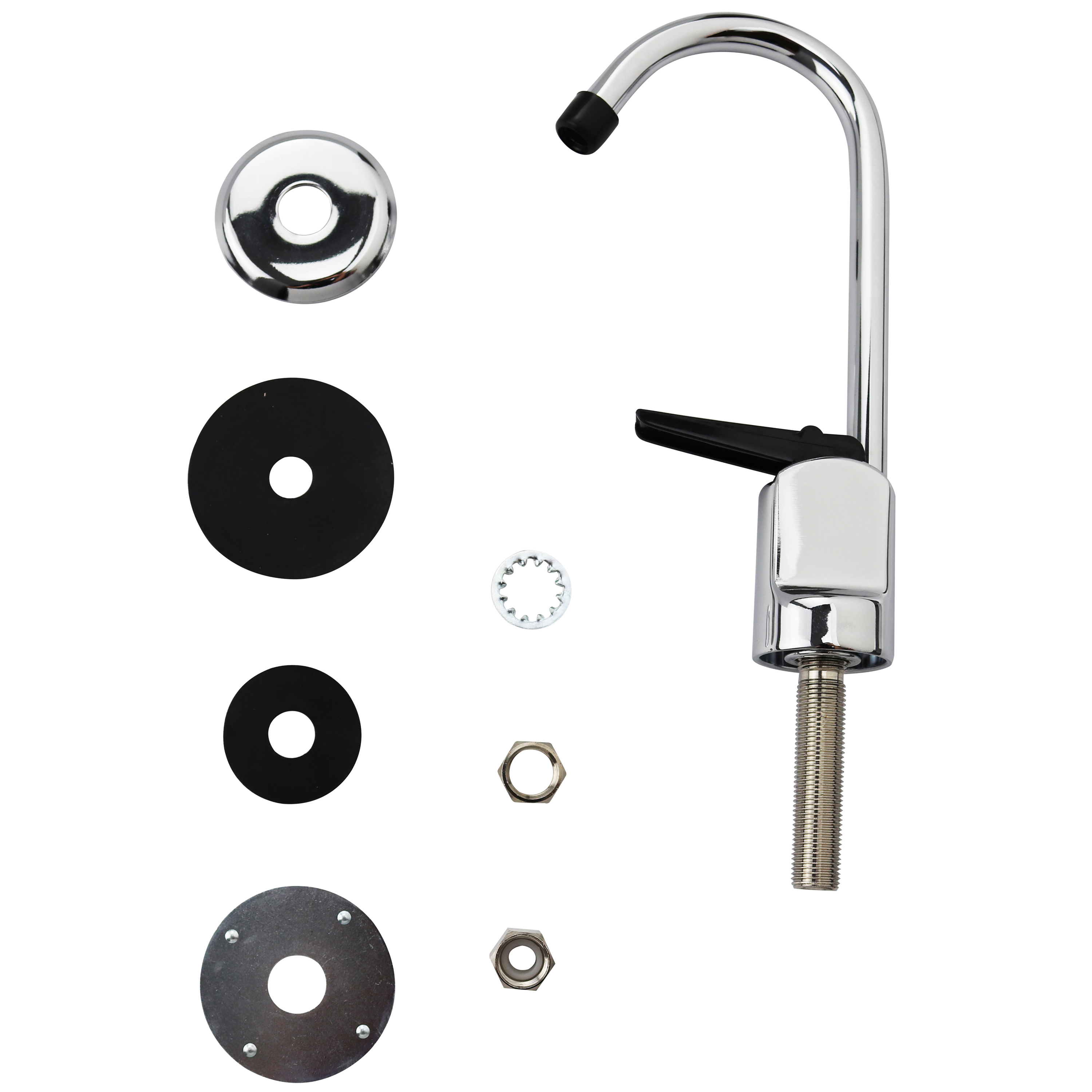Single Handle High Arc Drinking Water Faucet Chrome Finish eBay